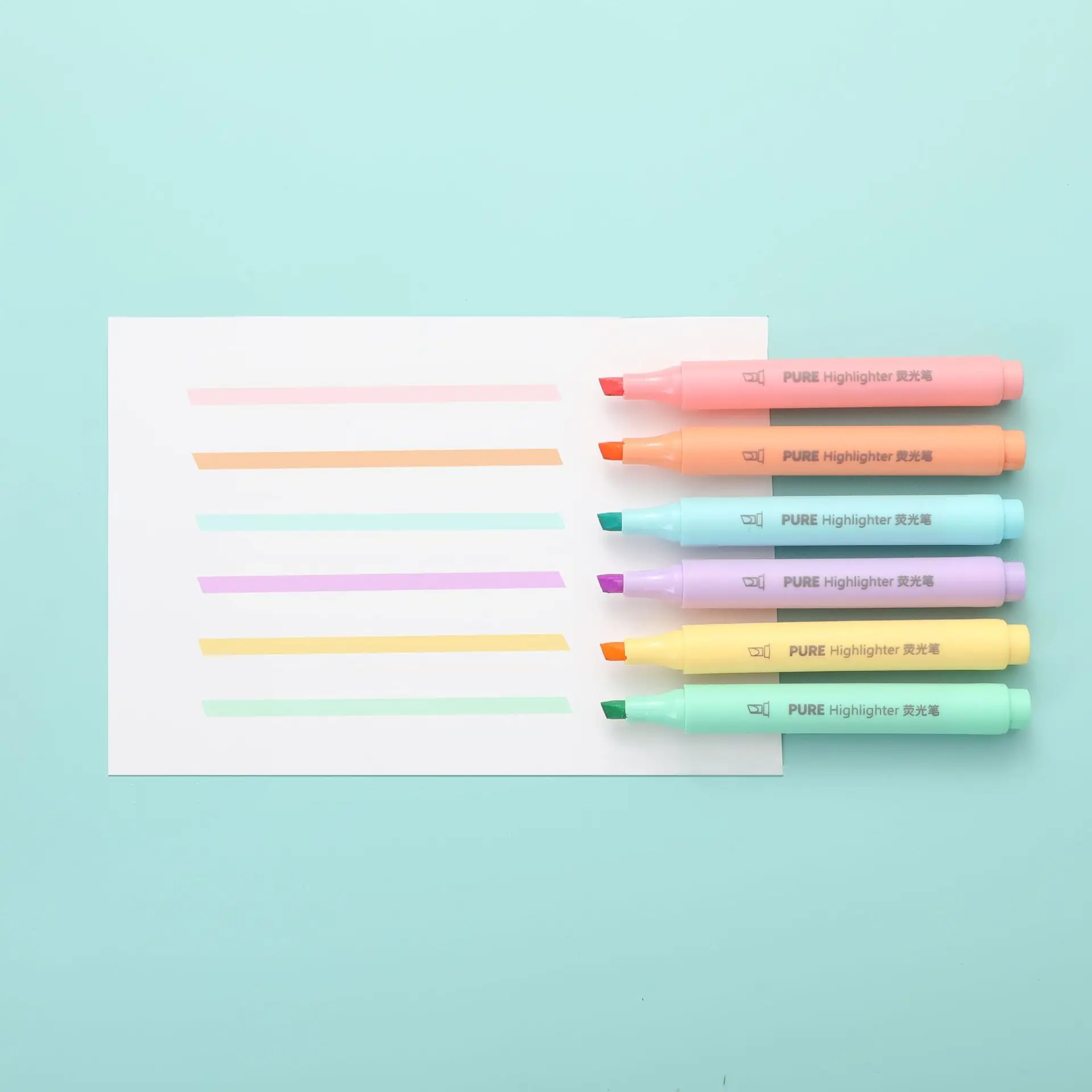 6 Teile/satz Pastell Farbe Mac – Pastel Highlighter Set Double Ended Bewertung und Preis